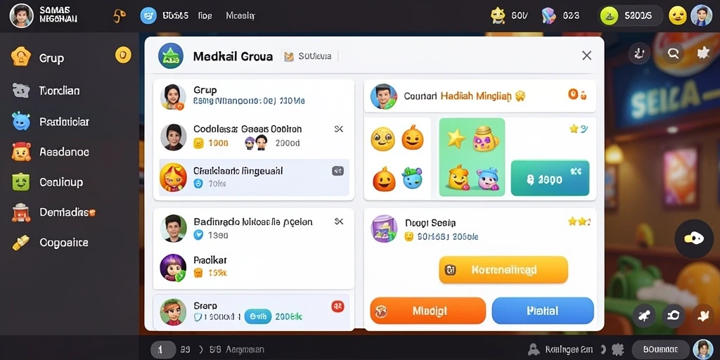 Screenshot menunjukkan pilihan karakter yang dapat dipilih oleh pemain.