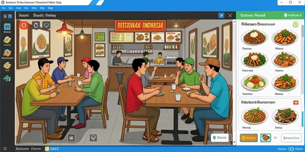Fitur komunitas yang memungkinkan interaksi antar pemain.