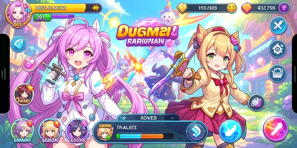 Screen fitur multiplayer yang seru dan interaktif.