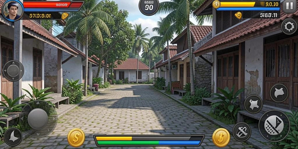 Tangkapan layar memperlihatkan mode multiplayer dengan teman.