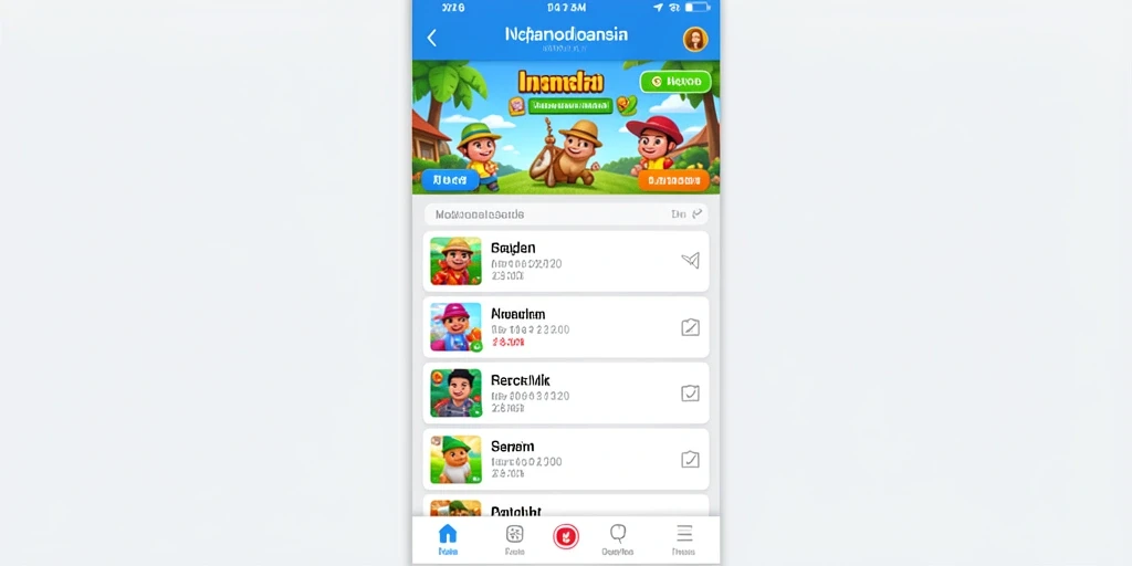 Ilustrasi menarik dari karakter dalam game.