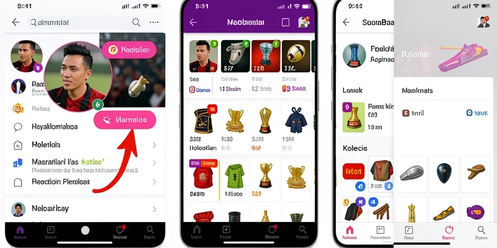 Tangkapan layar menampilkan leaderboard dan pencapaian pemain.