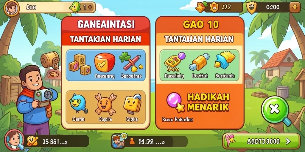 Visual menawan saat menyelesaikan level.